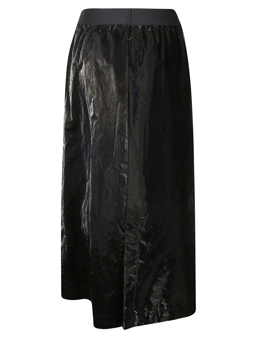 Maria Calderara Black Shiny Skirt