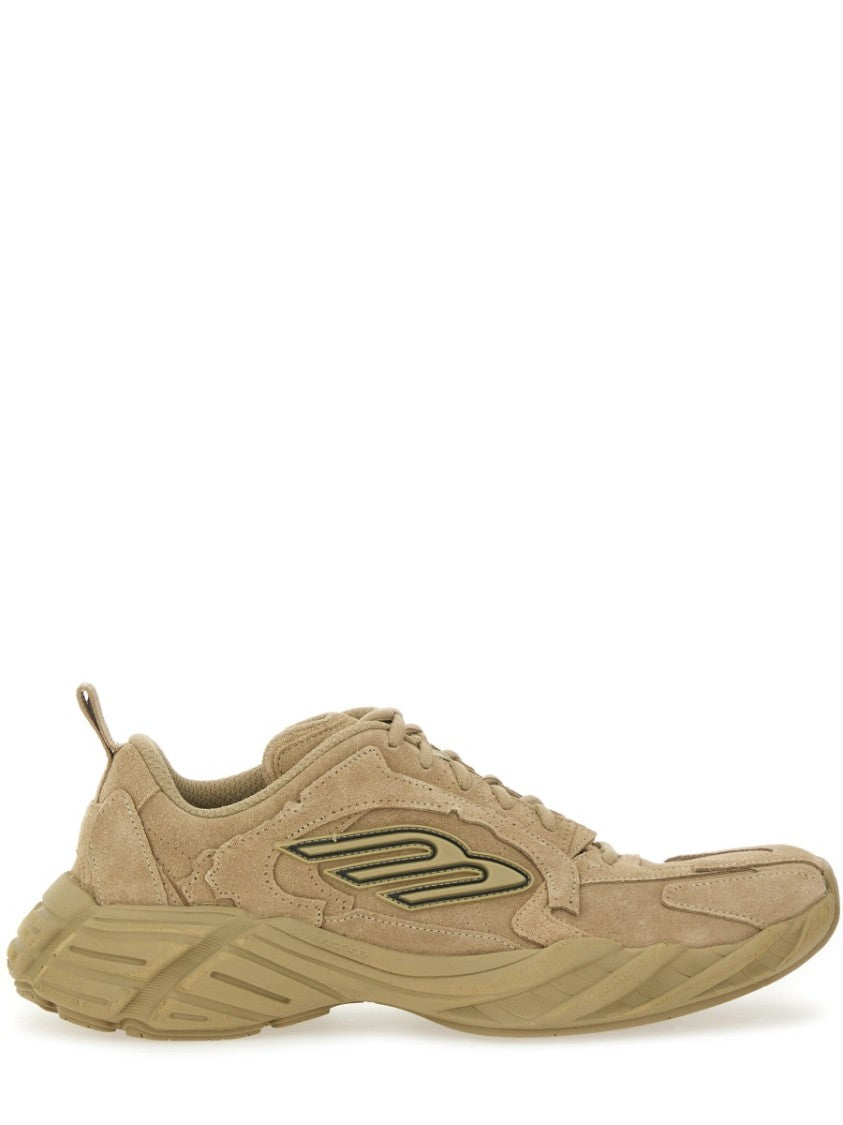 Balenciaga Monday Shoe Monochromatic Calf Leather Sneakers