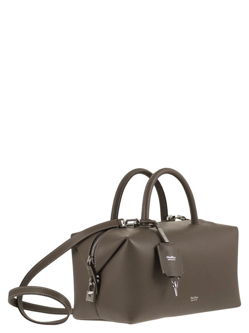 Max Mara Holdallm - Medium Satchel In Natural Leather