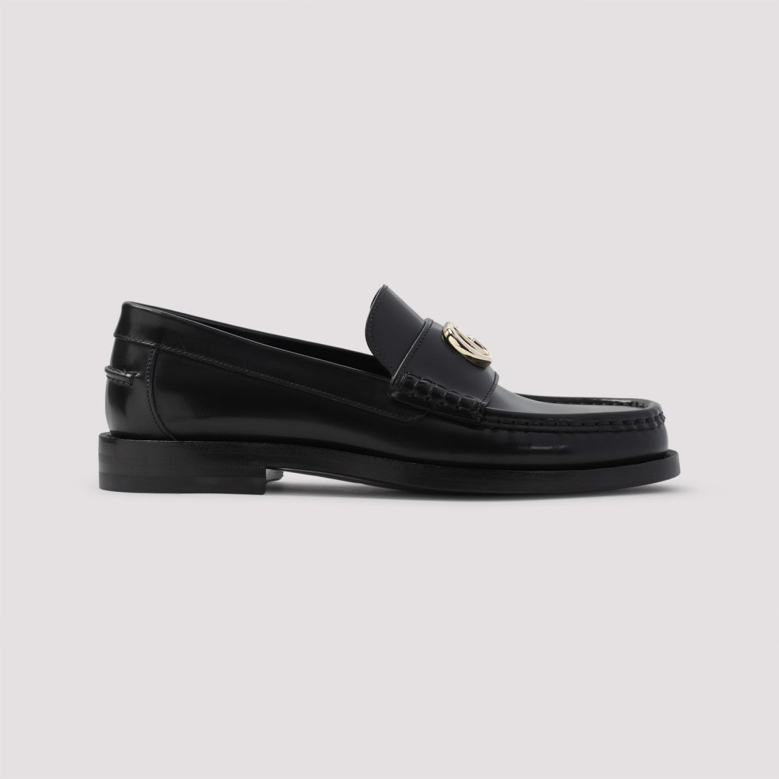 Gucci Polished Leather Gucci Loafers