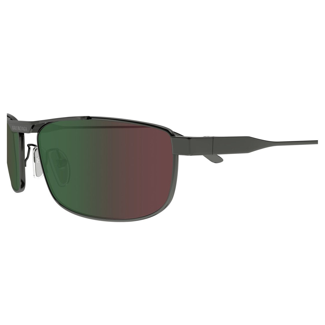 Balenciaga Bb0451s Rectangular Metal Sunglasses