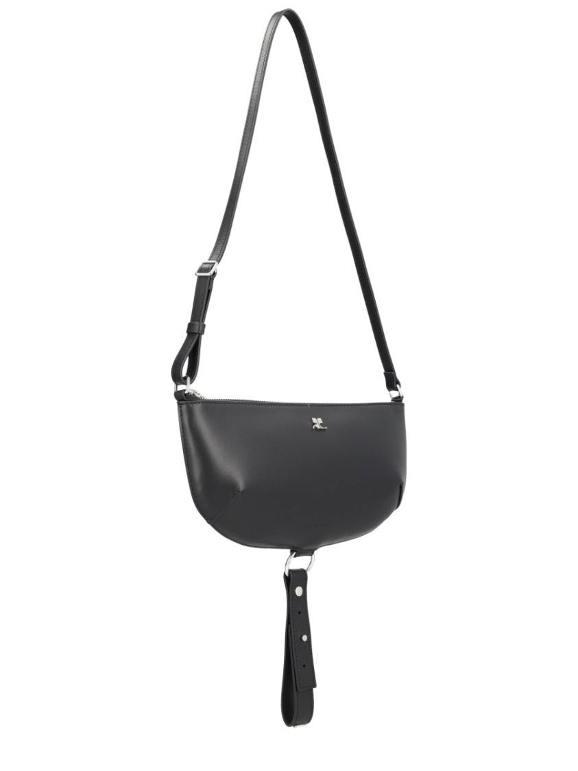 Courrèges Neutrals Holy Eclipse Crescent Bag