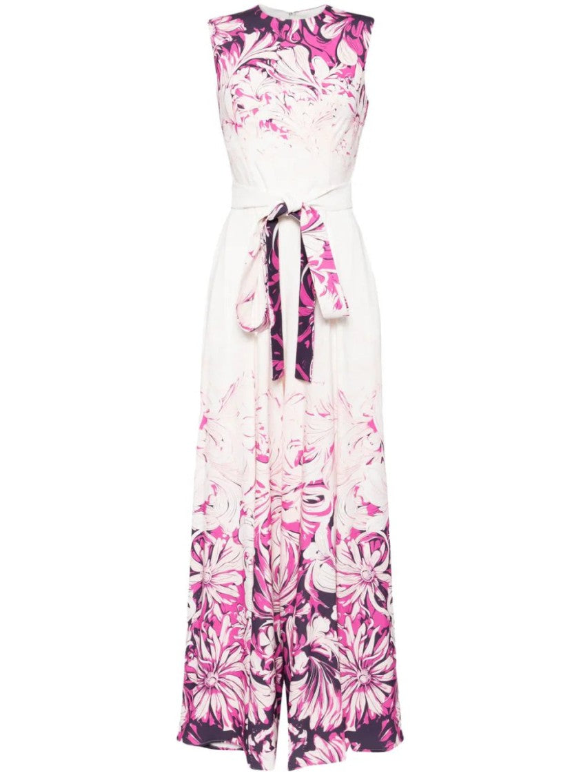 Saiid Kobeisy Crepe Printed Jumpsuit