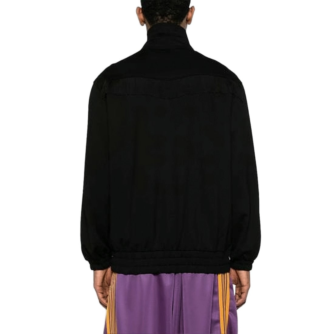 Needles Black Casual Jacket With Fringe Detail