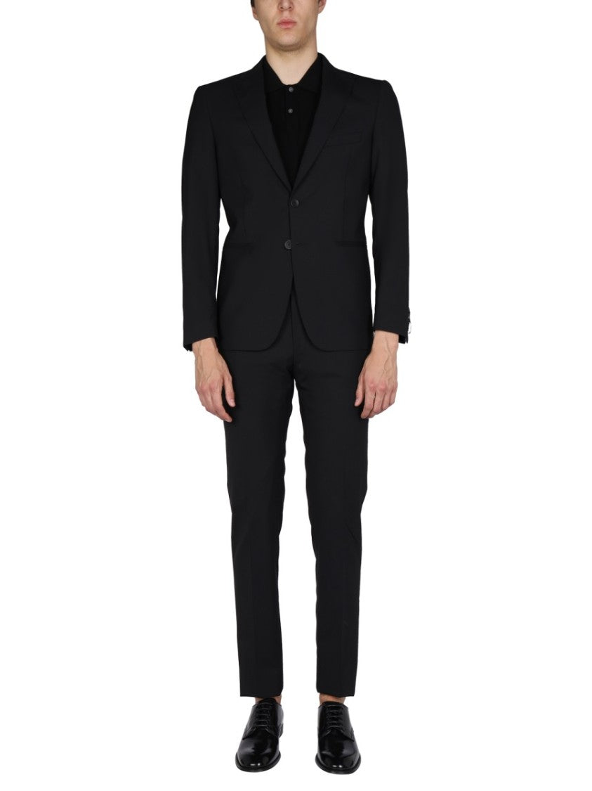Tonello Tailored Black Wool Jacket