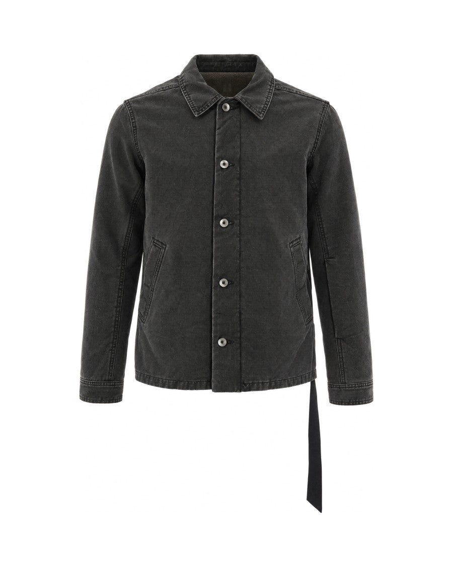 Drkshdw By Rick Owens Gravel Brad Hip-Length Casual Jacket