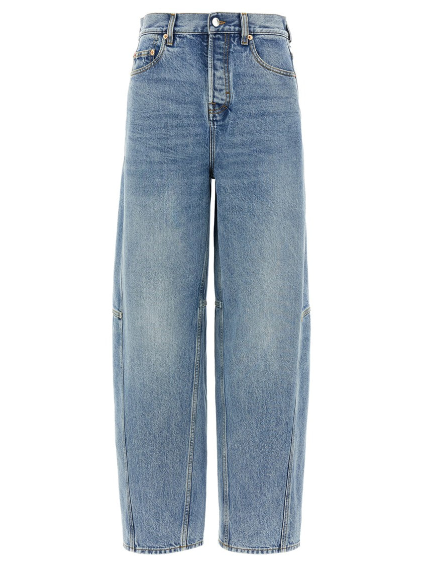 Gucci Stonewashed Cotton Denim Ballon Jeans