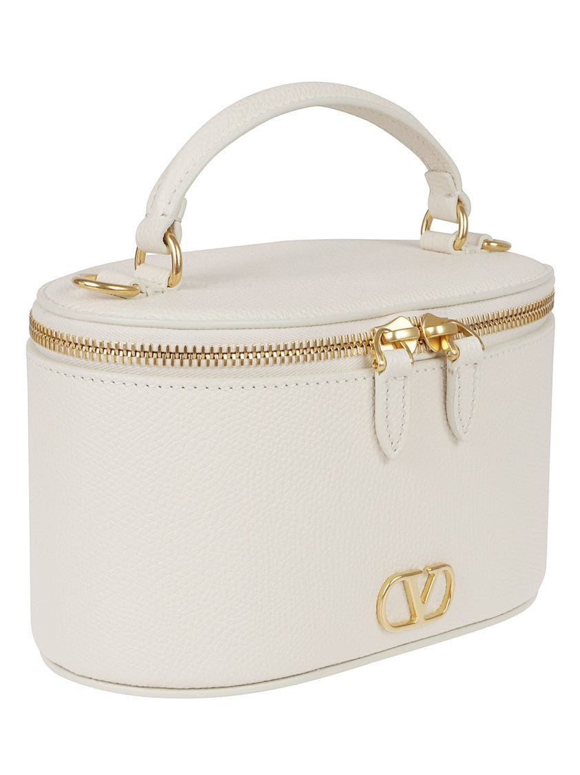 Valentino Garavani Textured Leather Mini Vanity Bag