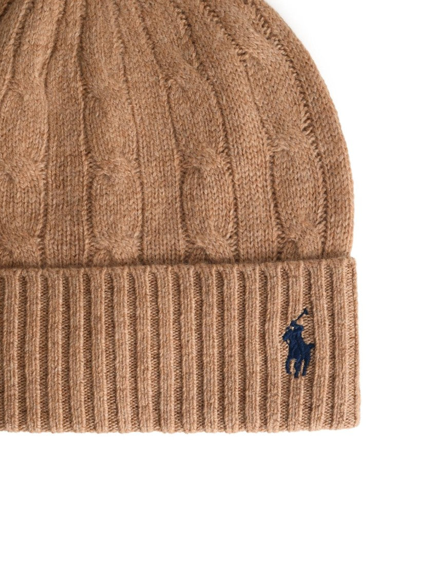 Polo Ralph Lauren Beige Wool Blend Beanie