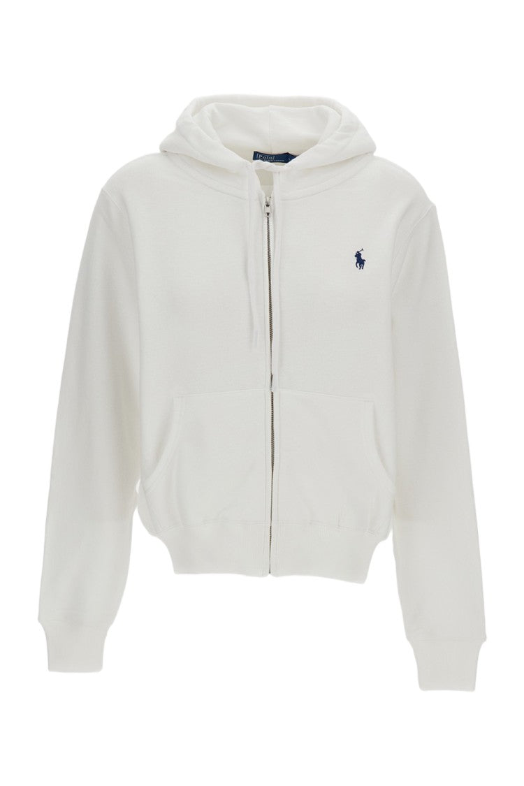 Polo Ralph Lauren Relaxed Fit Hooded Sweatshirt With Full-Zip Closure And Iconic Embroidery