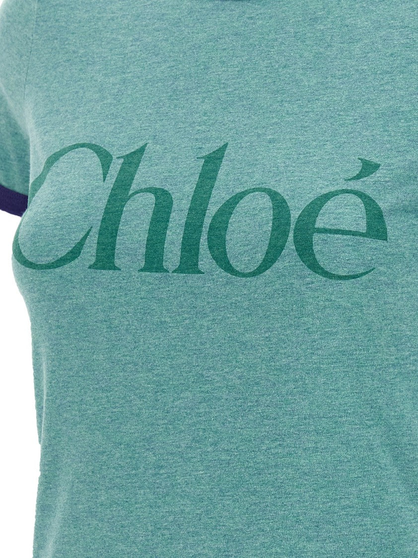 Chloé Logo Print T-Shirt