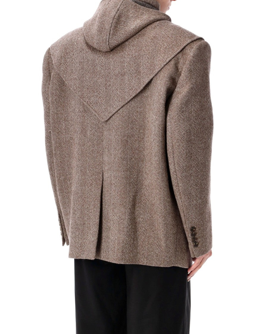 Magda Butrym Hooded Single Breast Jacket