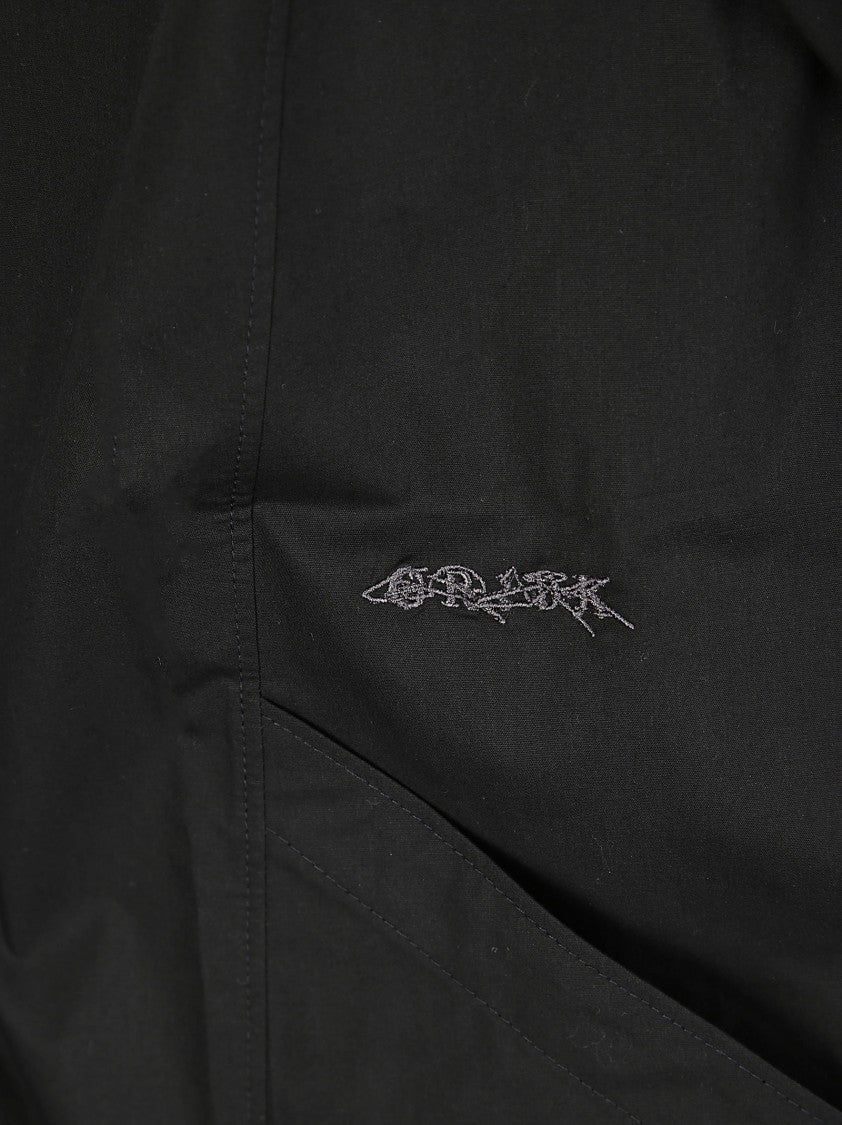 Gr10k Poplin Zipped Short Sleeve Shirt