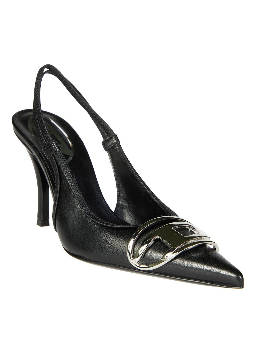 Diesel Black D-Venus Sb Pointed Pumps
