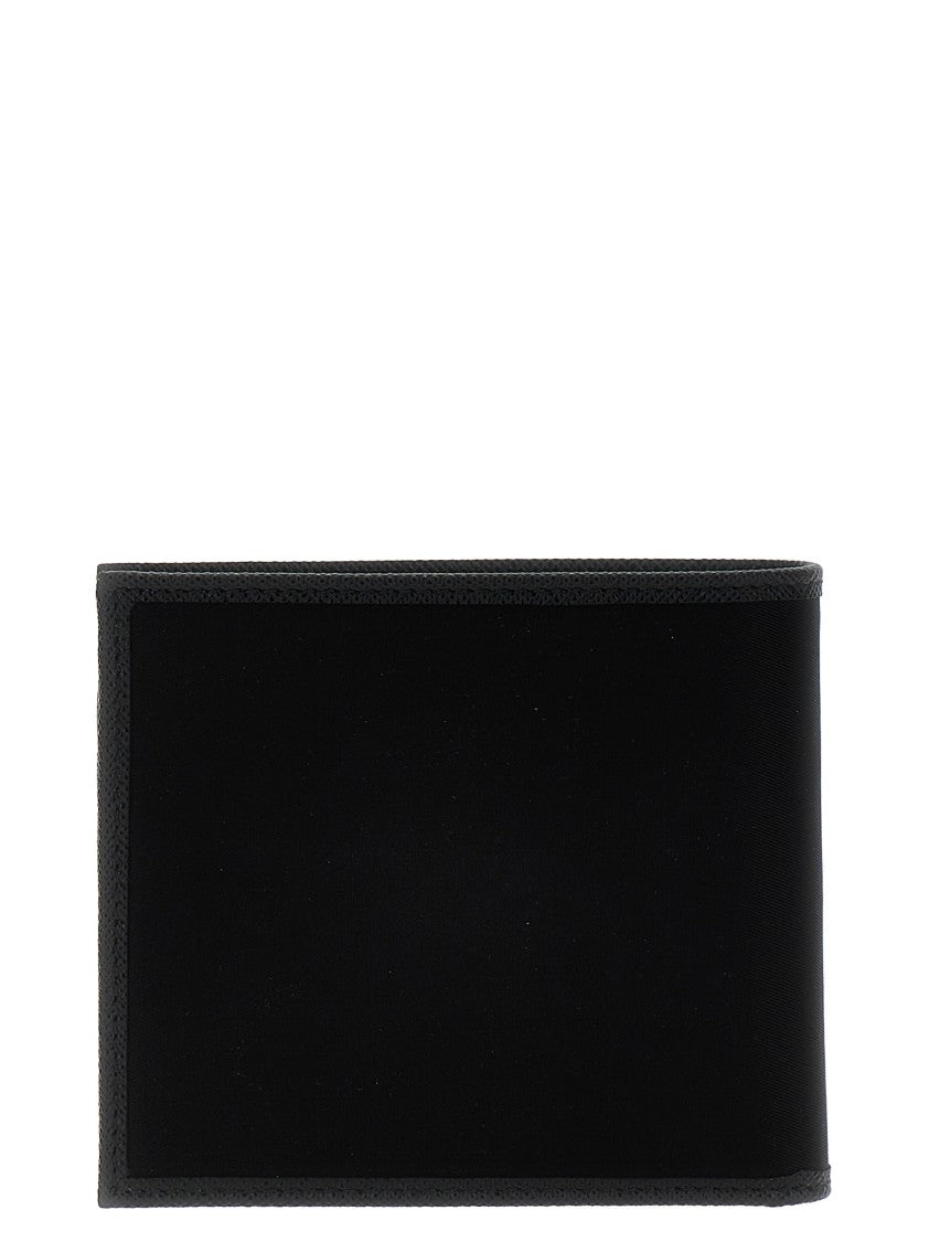 Prada Re-Nylon Wallet With Saffiano Leather Accents And Triangle Logo