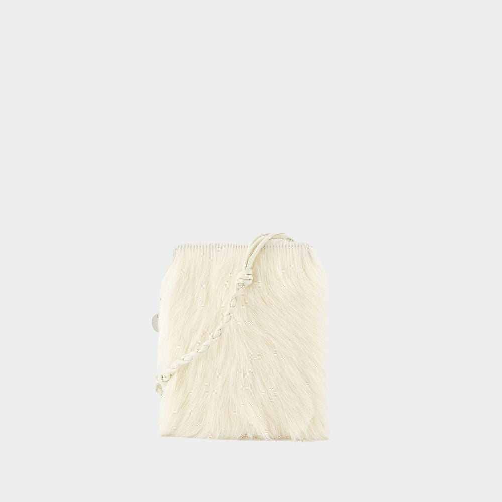 Jil Sander Tangle Small Crossbody - Leather - White