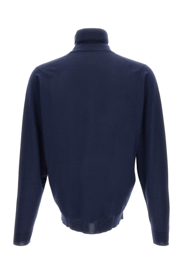 John Smedley Merino Wool Turtleneck Sweater