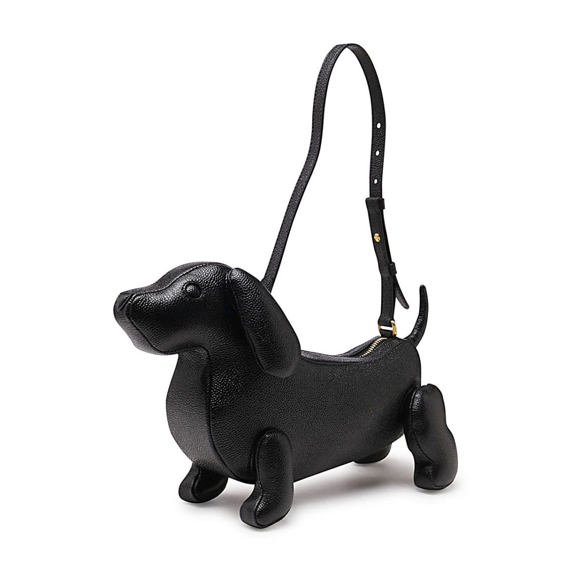 Thom Browne Dog-Shaped Pebbled Leather Shoulder Bag