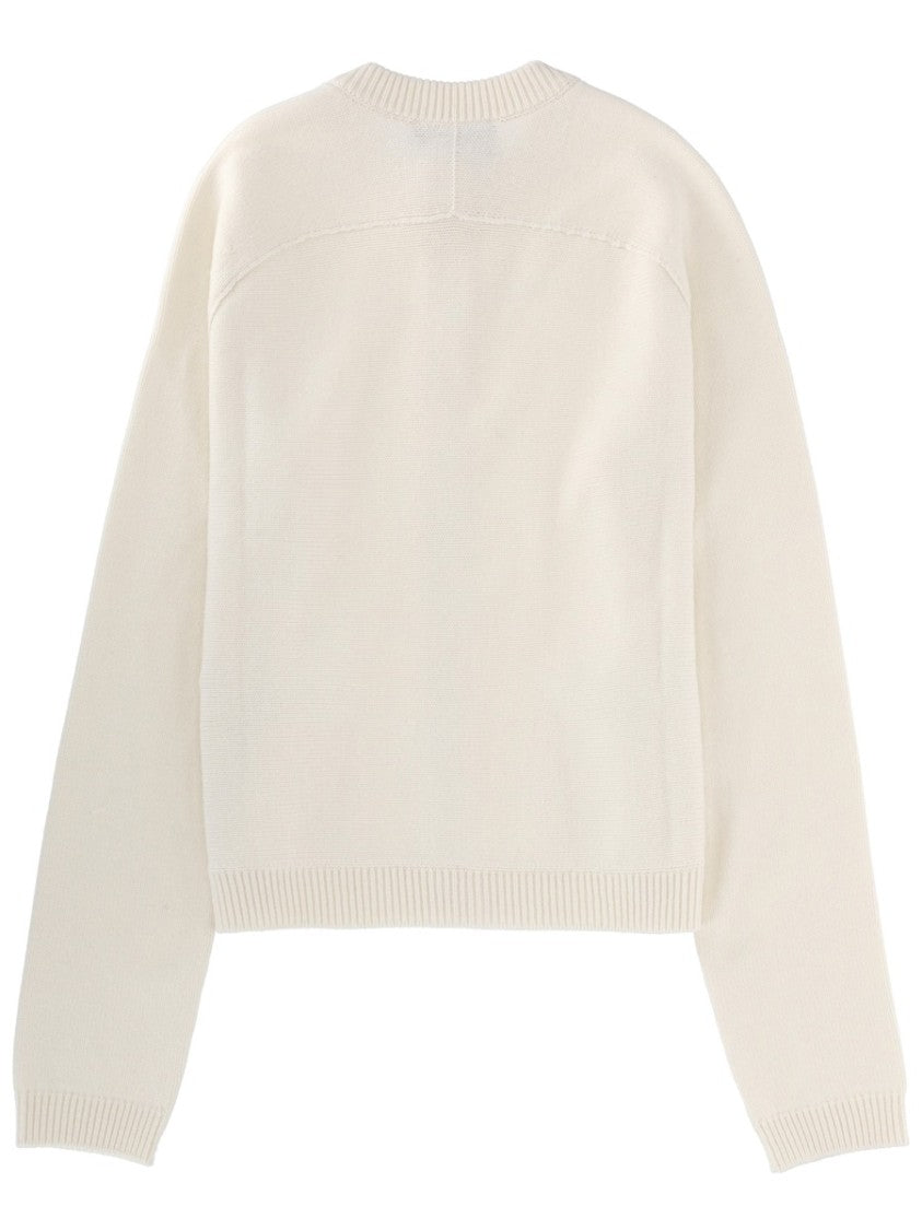 Gucci Cropped Knit Cardigan With Decorative Clamp Details