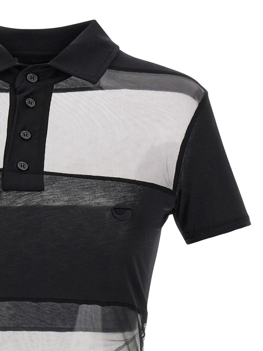 Coperni ‘Sheer Striped’ Polo Shirt