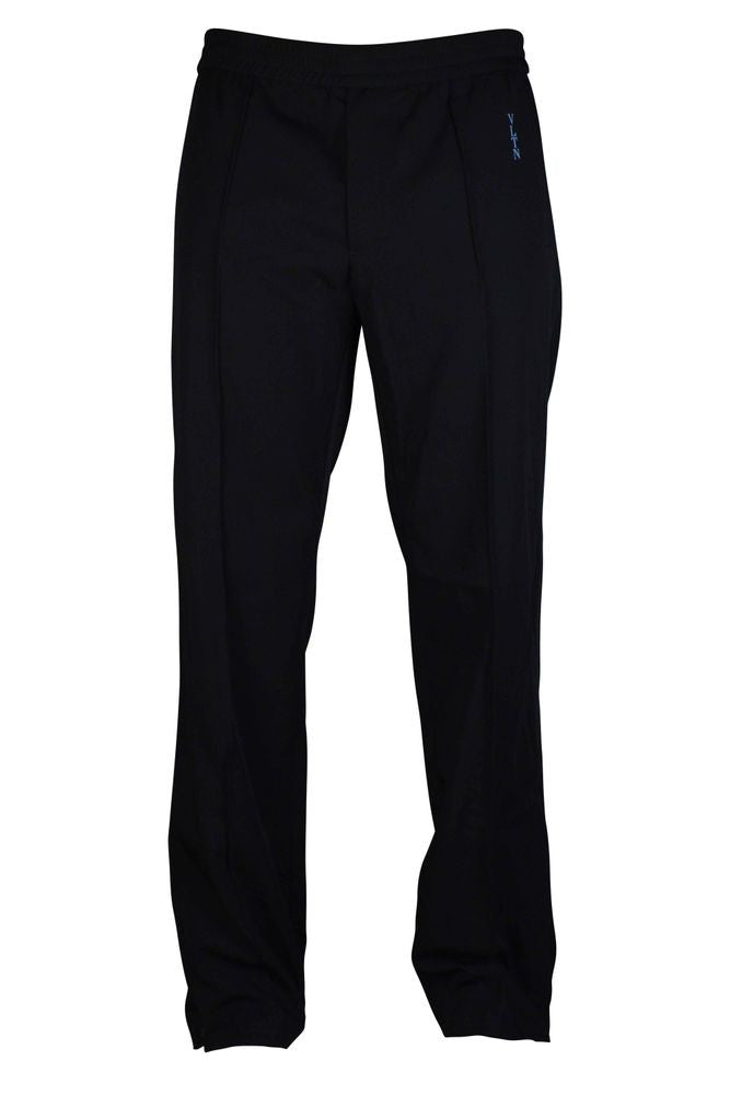Valentino Garavani Black Jogging Pants With Printed Logo