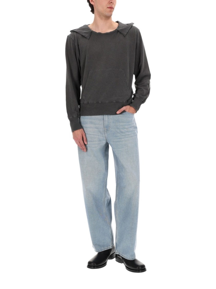 Our Legacy Neutrals Relic Faded Cotton-Linen Hoodie