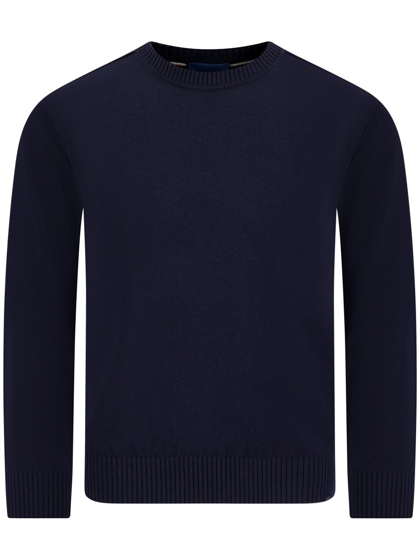 Paul & Shark Deep Navy Classic Cotton Sweater