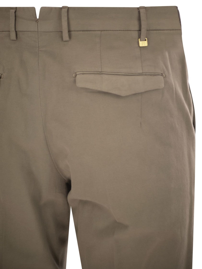 Pt Torino Master - Cotton And Cashmere Trousers