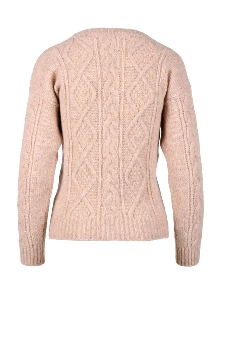 Homeward Clothes Pink Wool Nylon Sweater