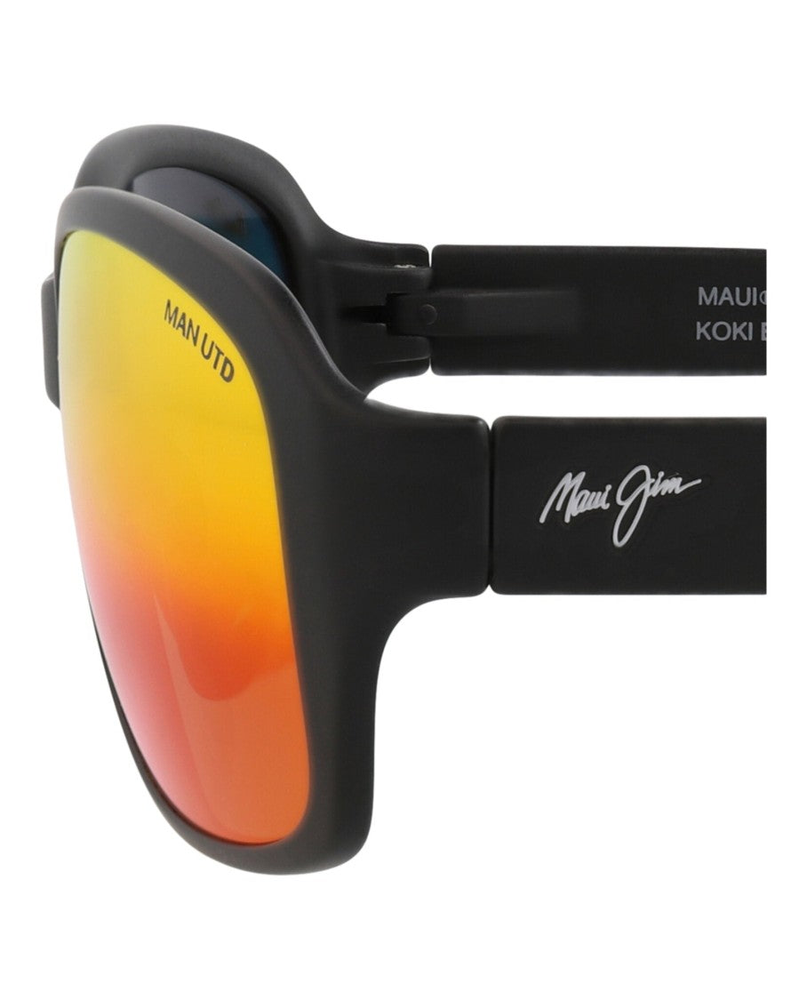 Maui Jim Square-Frame Injection Sunglasses