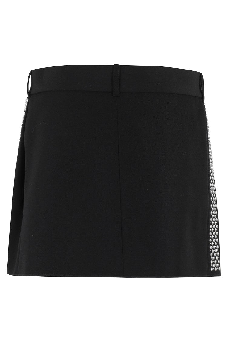 Rabanne Fitted Mini Skirt With Side Button Closure