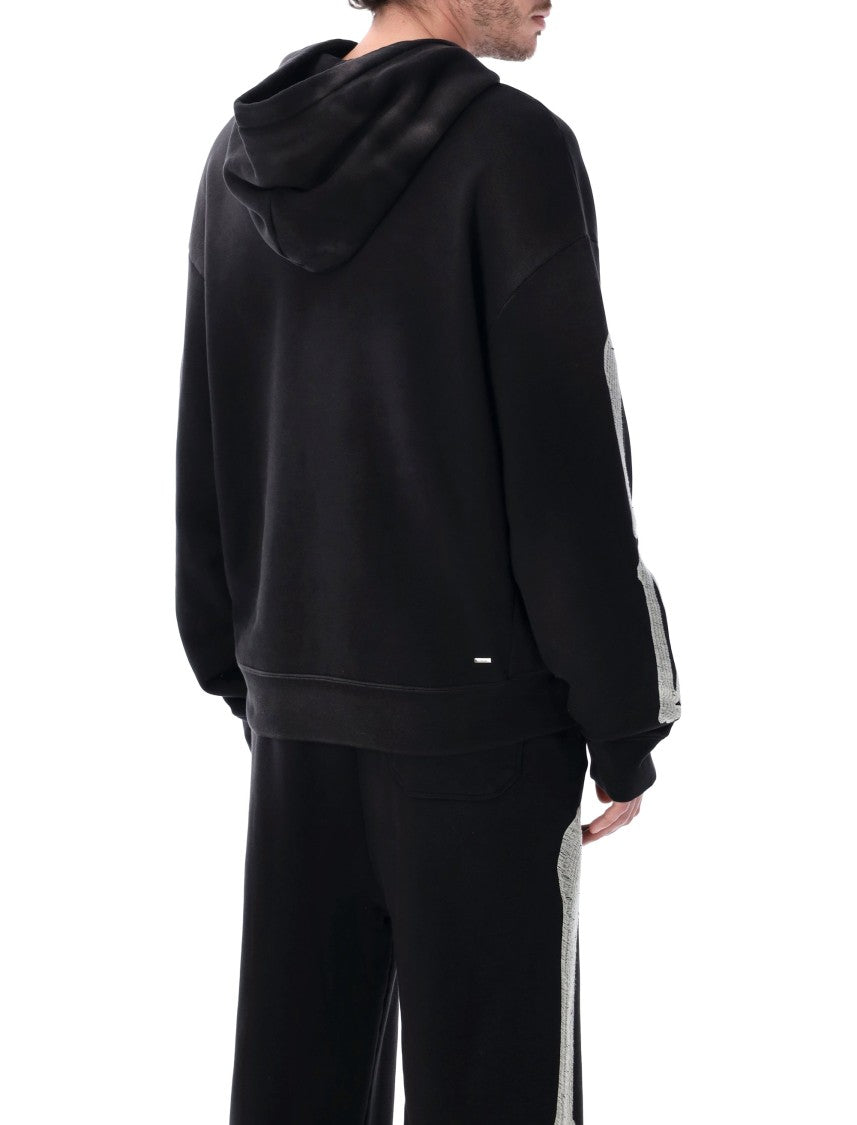 Amiri Bones Relaxed Fit Black Hoodie