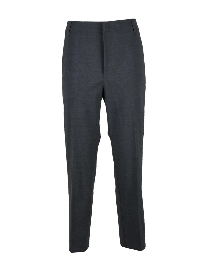 Dondup Nima Tapered Trousers With Smooth Blend Fabric And Tailored Fit