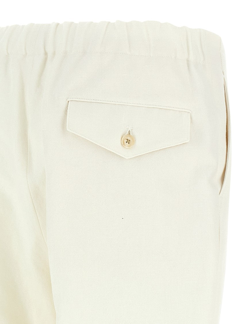 Auralee Oxford Fabric Trousers