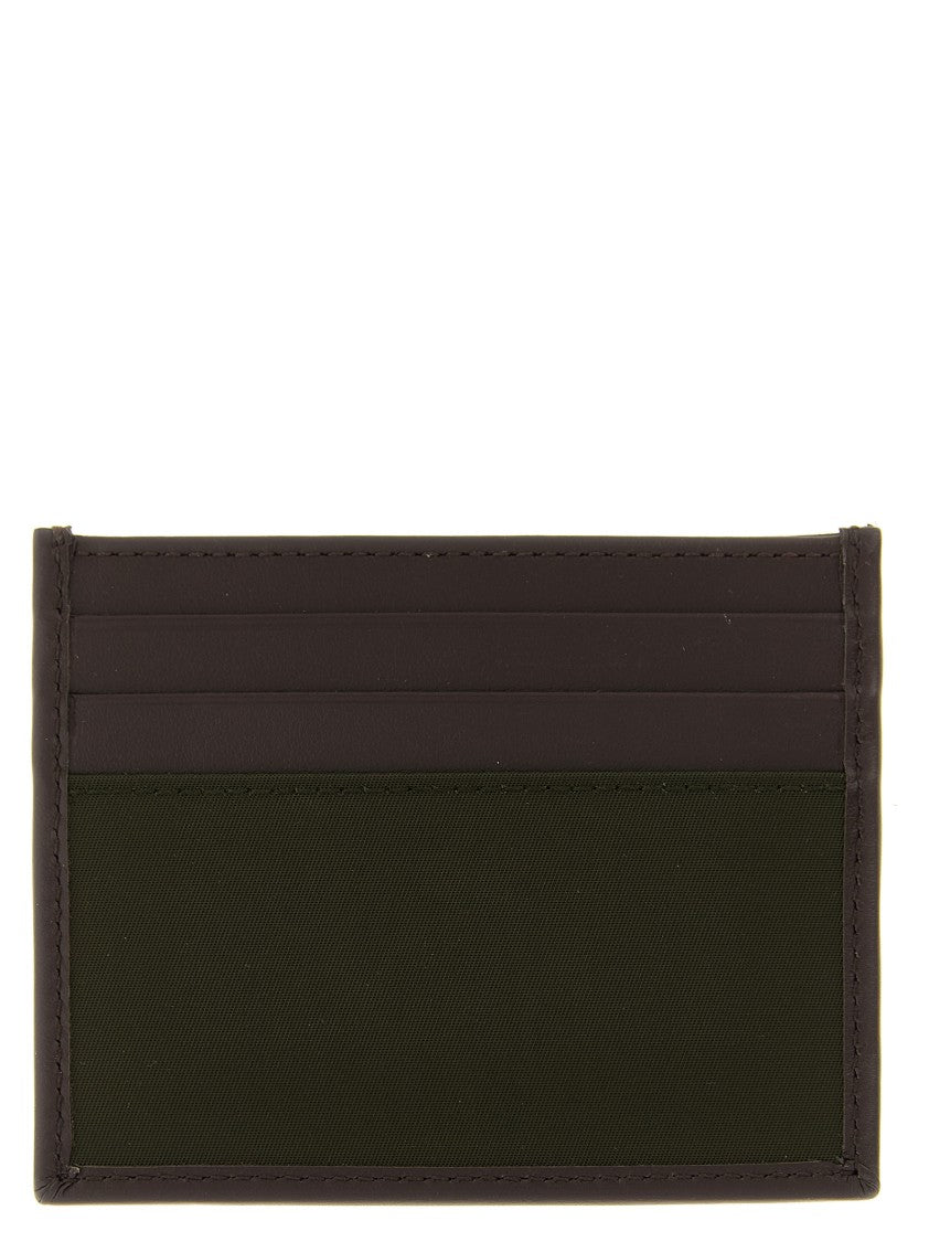 Prada Nylon Leather Cardholder