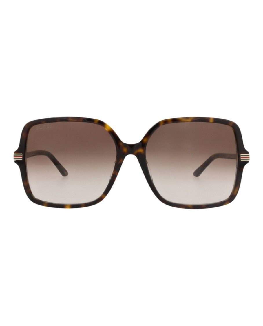 Gucci Square-Frame Recycled Acetate Sunglasses