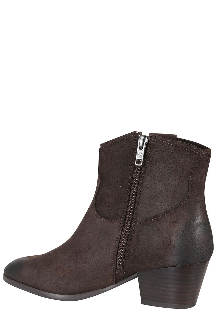 Ash Moro Fame Oily Suede Ankle Boots
