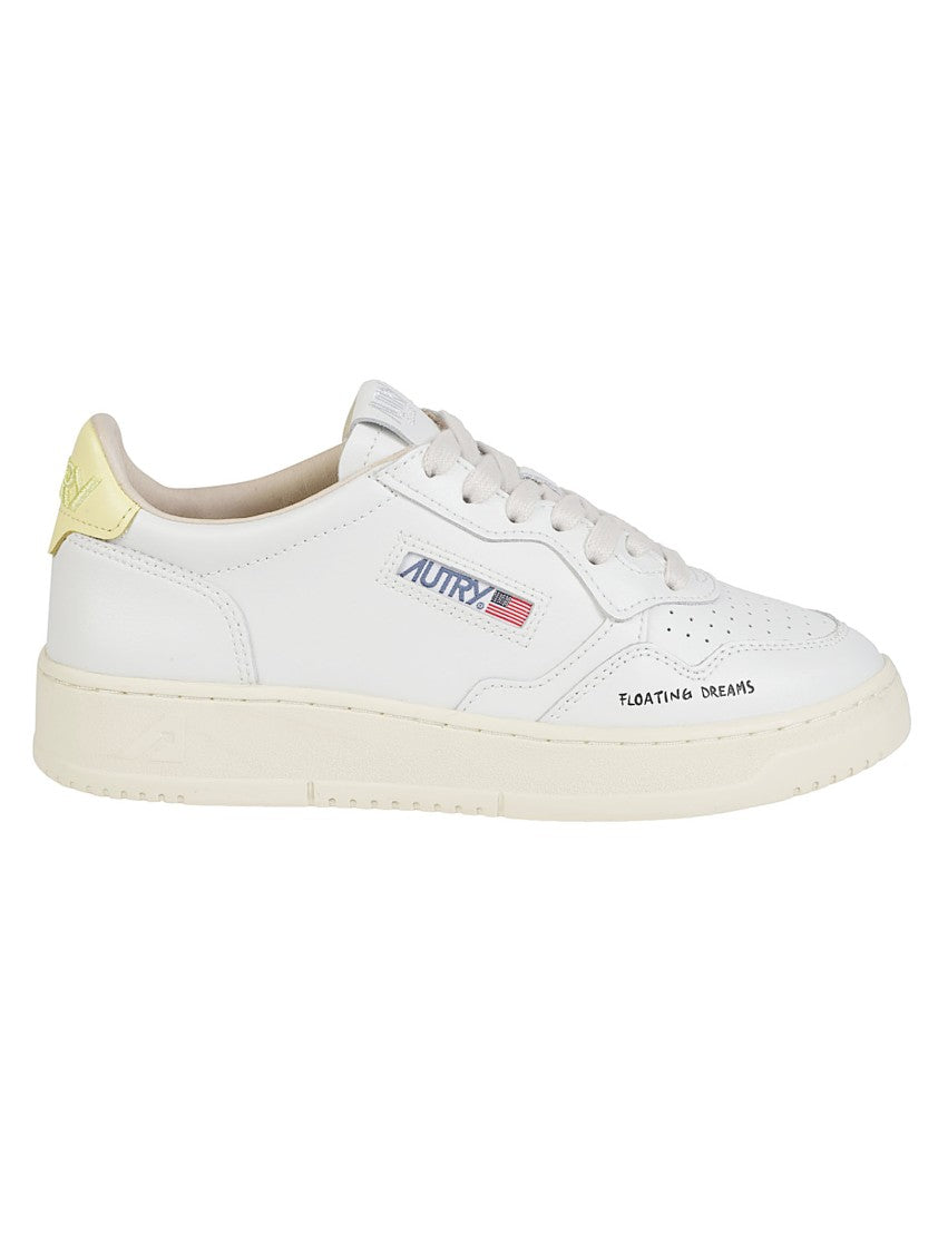 Autry Medalist Low Perforated Cow Leather Sneakers