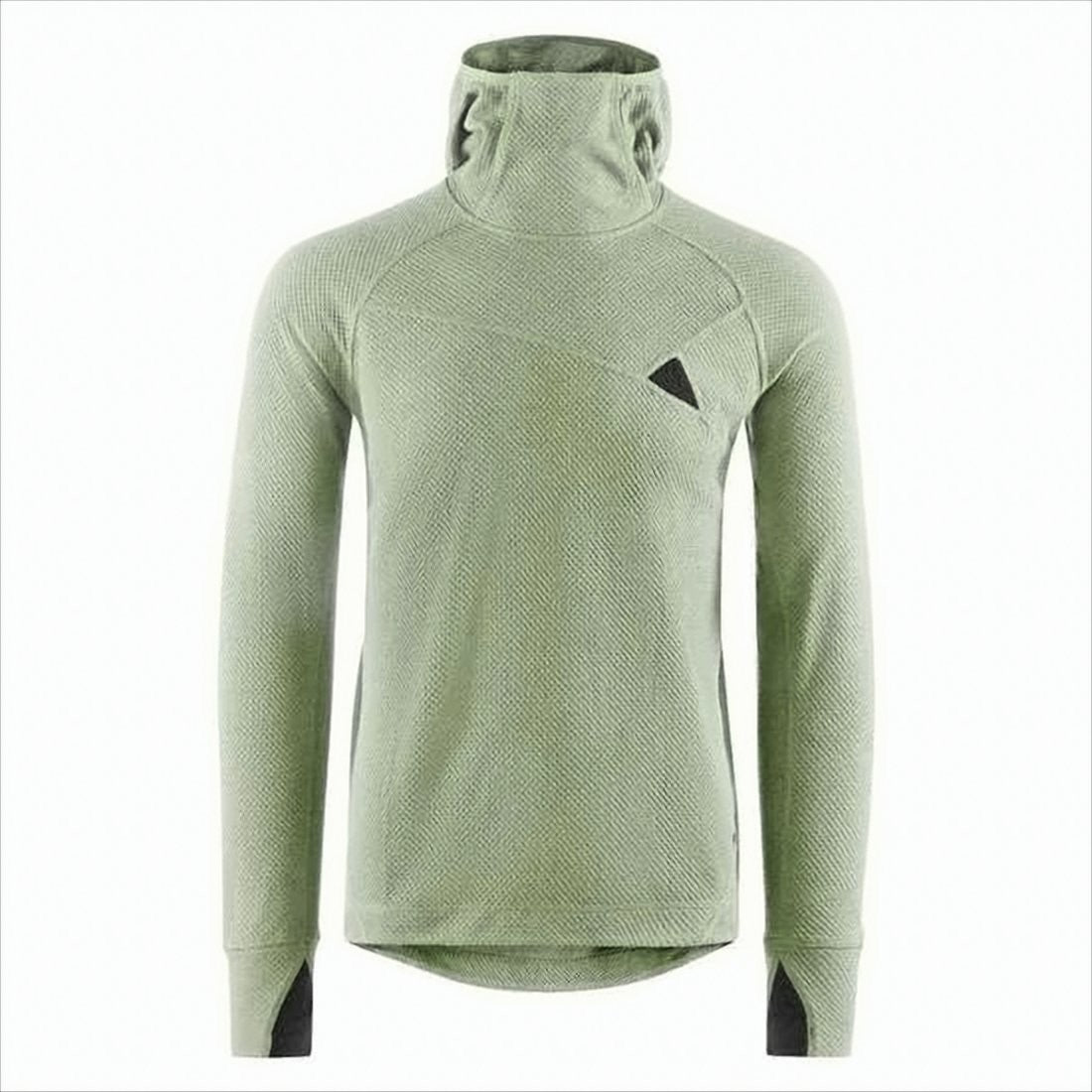 Klattermusen Textured Knit Hooded Top With Integrated High Neck