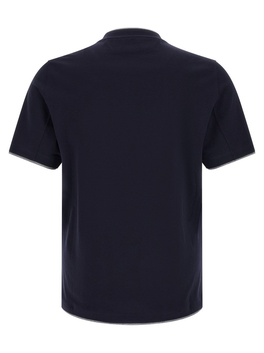 Brunello Cucinelli Double Layer T-Shirt