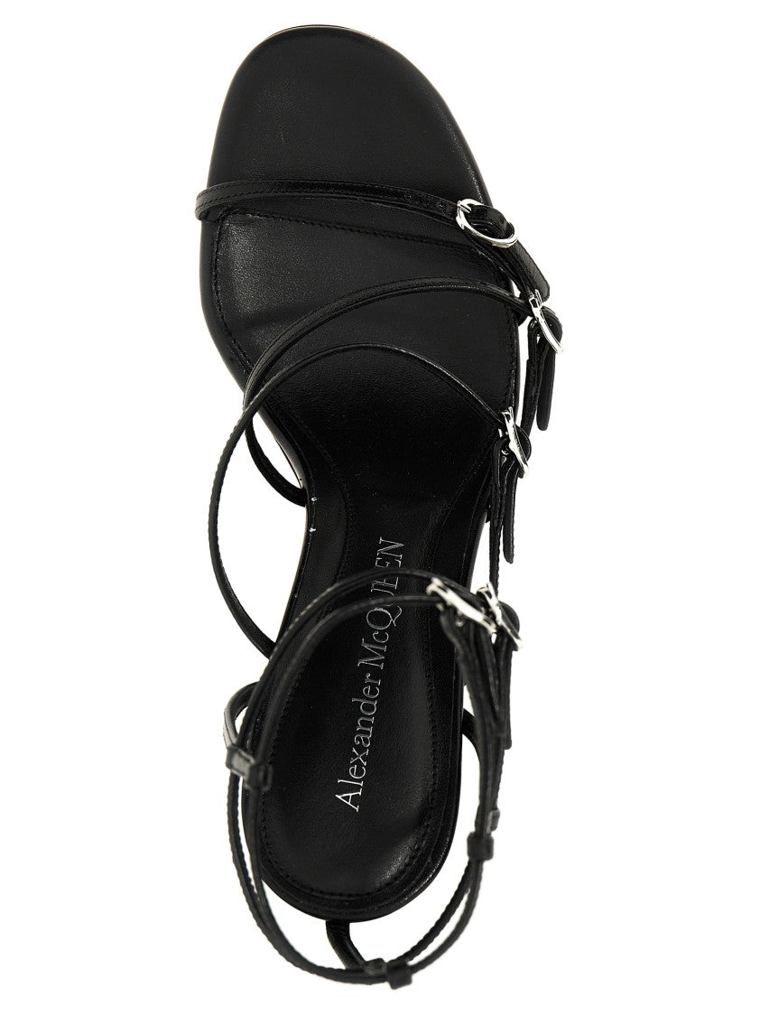 Mcqueen Strap Leather Sandals