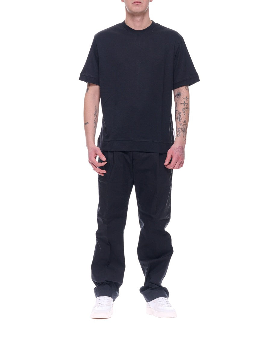 Nine In The Morning Black Fold 2 Stretch Cotton Chino Pants