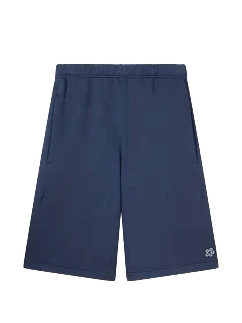 Kenzo Blue Silk And Nylon Casual Shorts