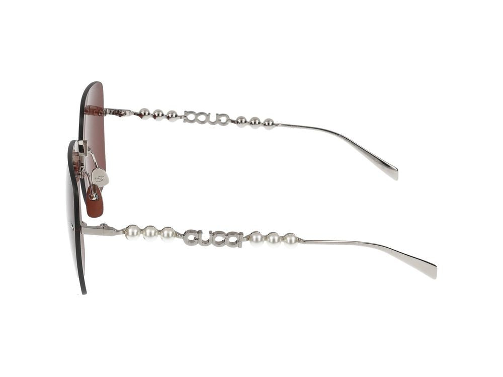 Gucci Sunglasses Gucci Gg1923sa 002 Silver Silver Brown 63/17/145