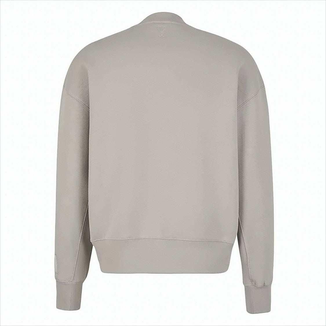 Ami Paris Relaxed Fit Sweatshirt With Satin Patch Detail