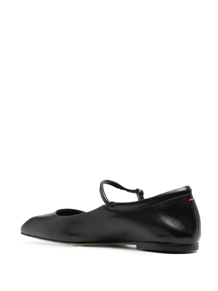 Aeydē Pointed Toe Nappa Leather Flats