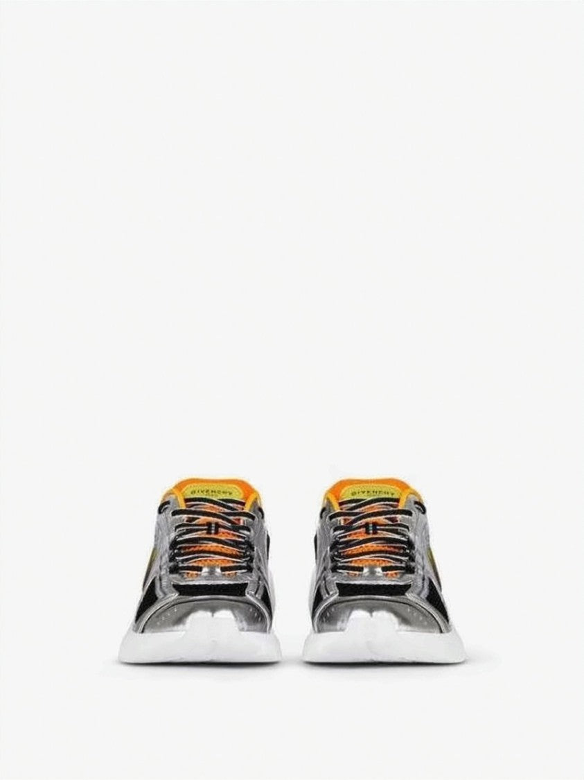 Givenchy Futuristic Silver And Black Sneakers