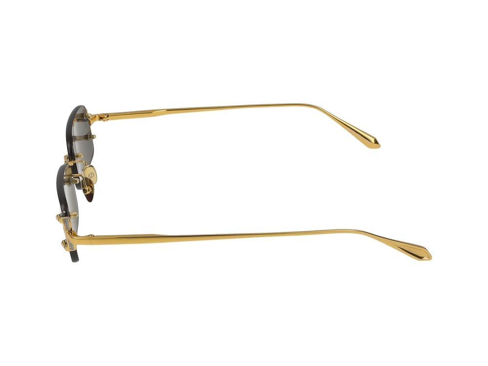 Linda Farrow Sunglasses Lfl1131 Taylor C1 Yellow Gold/Light Gold 53/17/140
