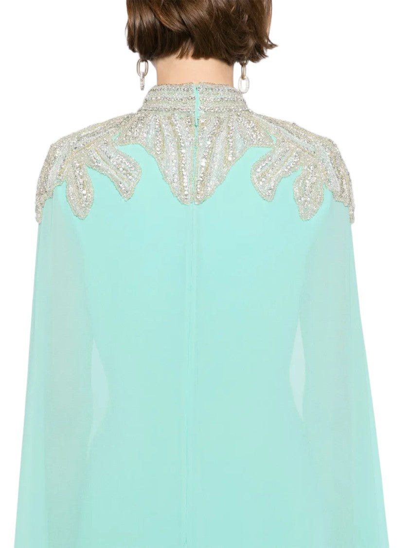 Saiid Kobeisy Embellished Crepe Kaftan