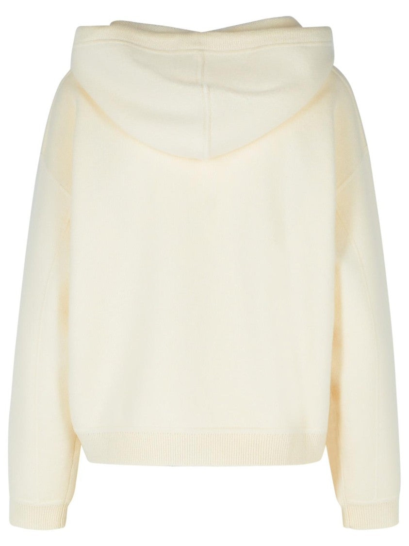 Loulou Studio Ivory Cashmere Sweater